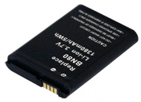 Mobiltelefonbatteri Ersättning för  MOTOROLA BN80