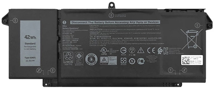 Bärbart Batteri Ersättning för  dell TN2GY