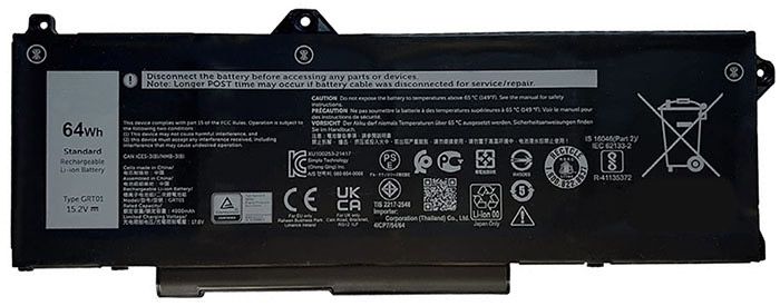 Bärbart Batteri Ersättning för  DELL Alienware-m17-R5-AMD
