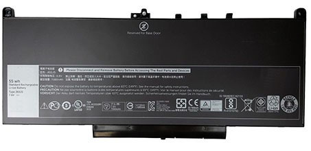 Datorbatteri Ersättning för  Dell Latitude-E7270