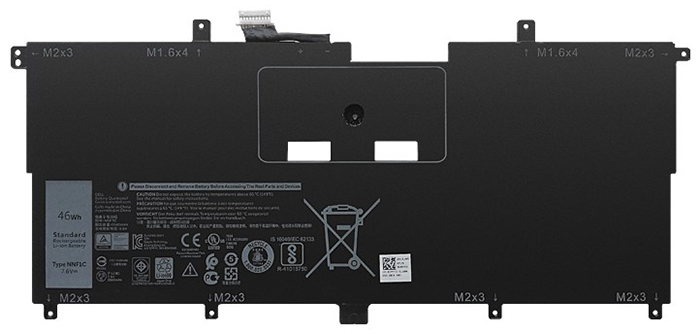 Bärbart Batteri Ersättning för  DELL HMPFH