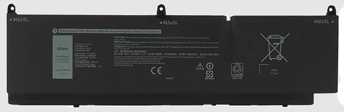 Bärbart Batteri Ersättning för  DELL Precision-7760