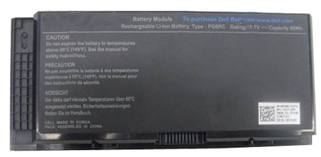 Bärbart Batteri Ersättning för  dell FV993