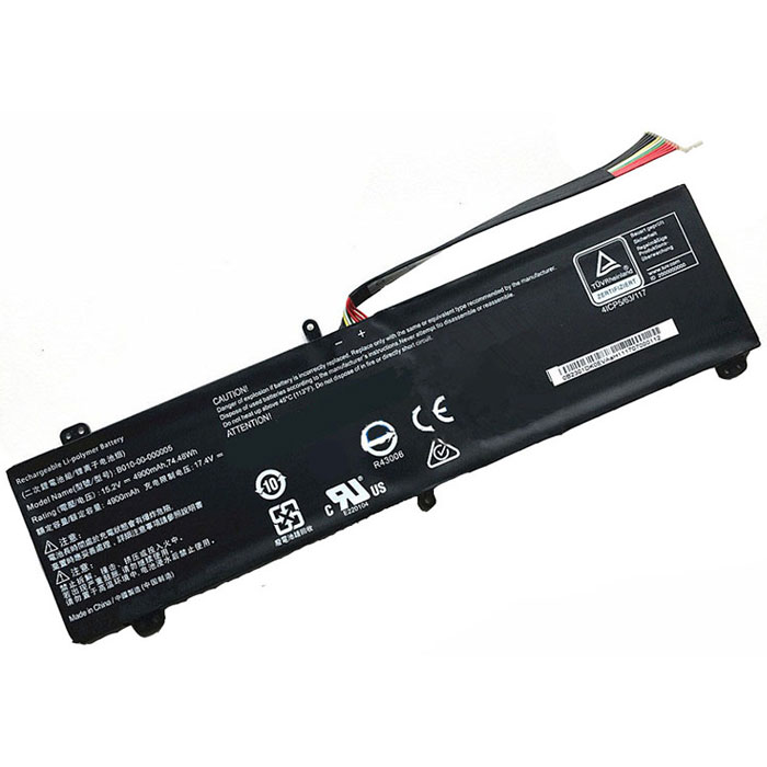 Bärbart Batteri Ersättning för  GETAC B010-00-000005