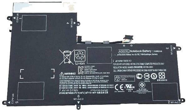 Bärbart Batteri Ersättning för  HP HSTNN-IB5Q