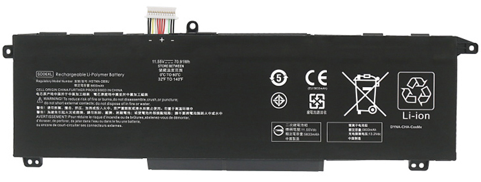 Bärbart Batteri Ersättning för  hp SD06XL