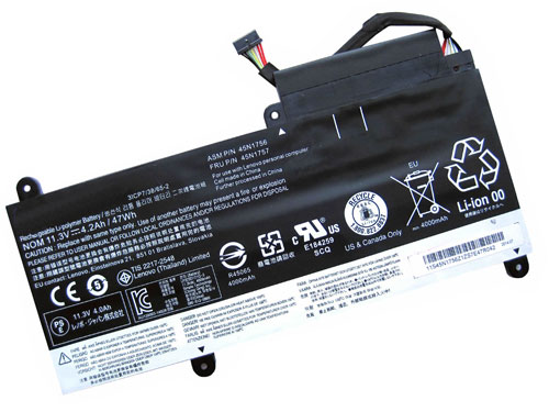 Bärbart Batteri Ersättning för  LENOVO 45N1753
