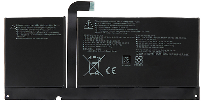 Bärbart Batteri Ersättning för  Microsoft Surface-Pro-8-1982